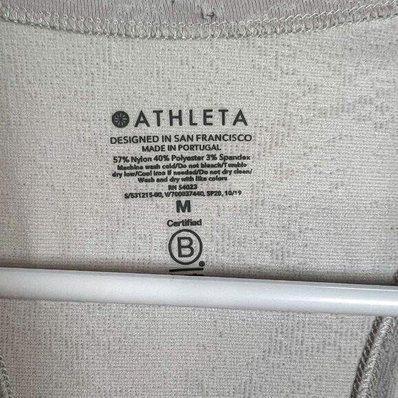 Athleta Speedlight Snake Skin Racerback Tank Size M - Picture 4 of 5